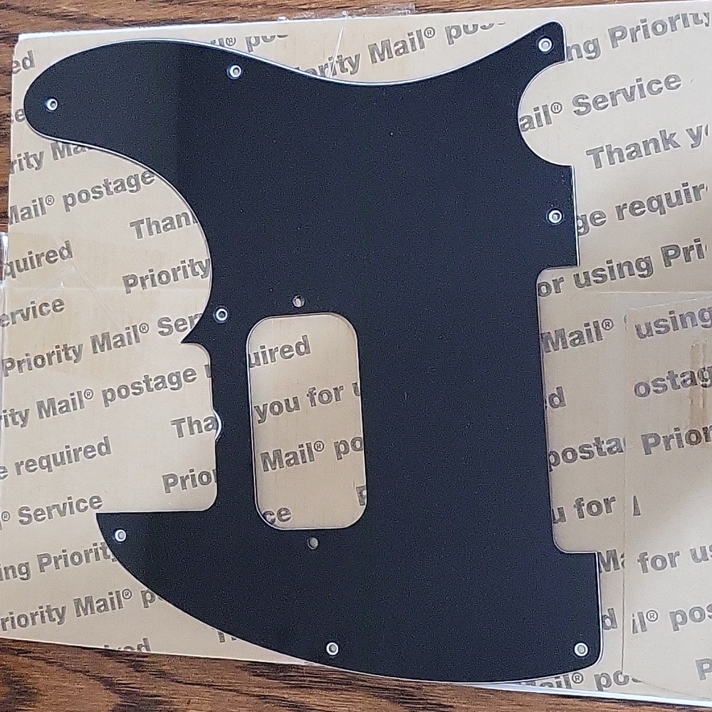 Fender telecaster black pickguard